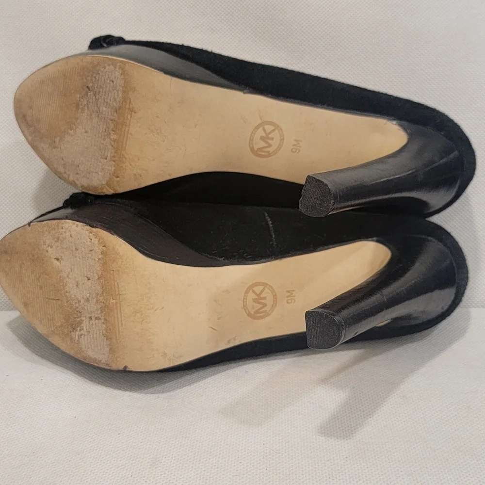 MICHAEL KORS BLACK SUEDE LEATHER 5